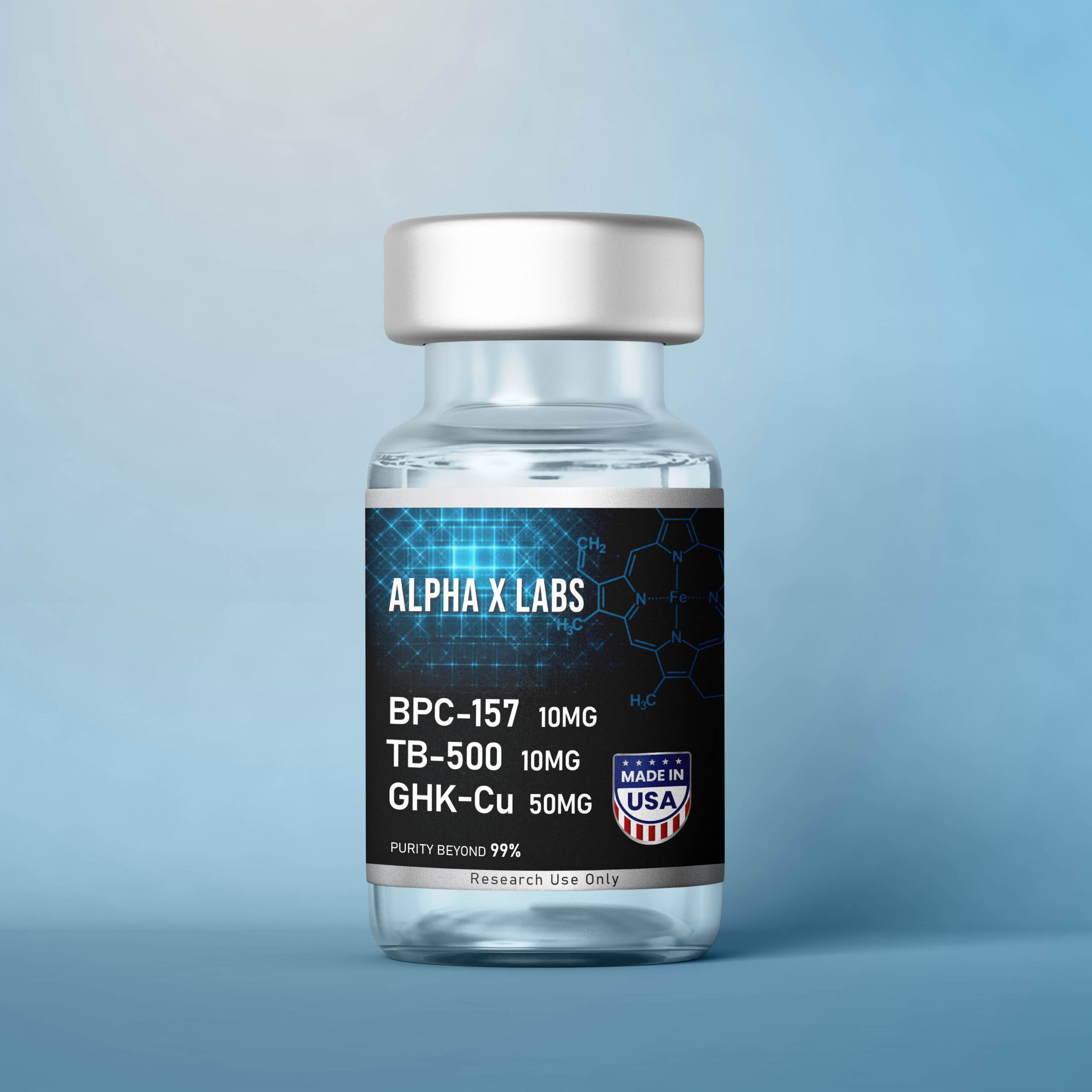 BPC‑157 + TB‑500 + GHK‑Cu Blend